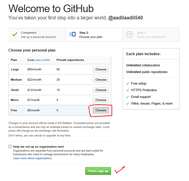 click on the Create an Account